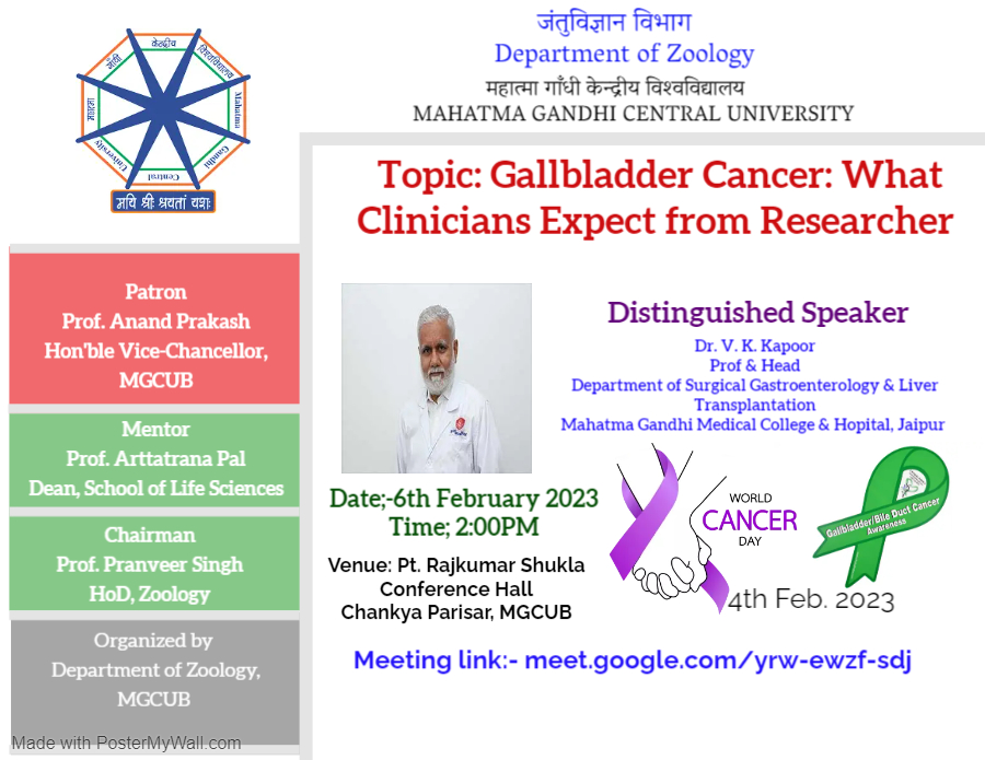 Lecture on the Occasion of World Cancer Day